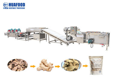 Washed Fruit And Vegetable Processing Line Multi Function Customized Capacity