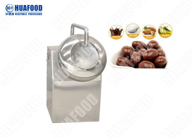 Sugar / Candy Coating Machine , 30 - 50kg / H Output Chocolate Coating Pan Machine