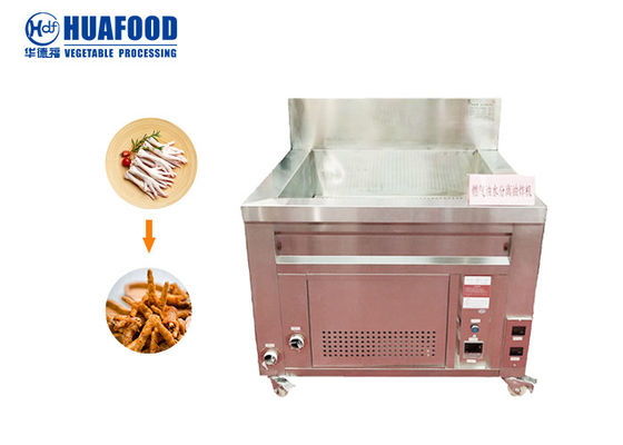 Gas Potato Chips Chinchin Churro Automatic Fryer Machine