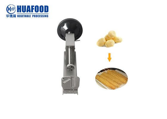 Small Multifunction Vegetable Cutting Machine Electric Potato Twister Machine