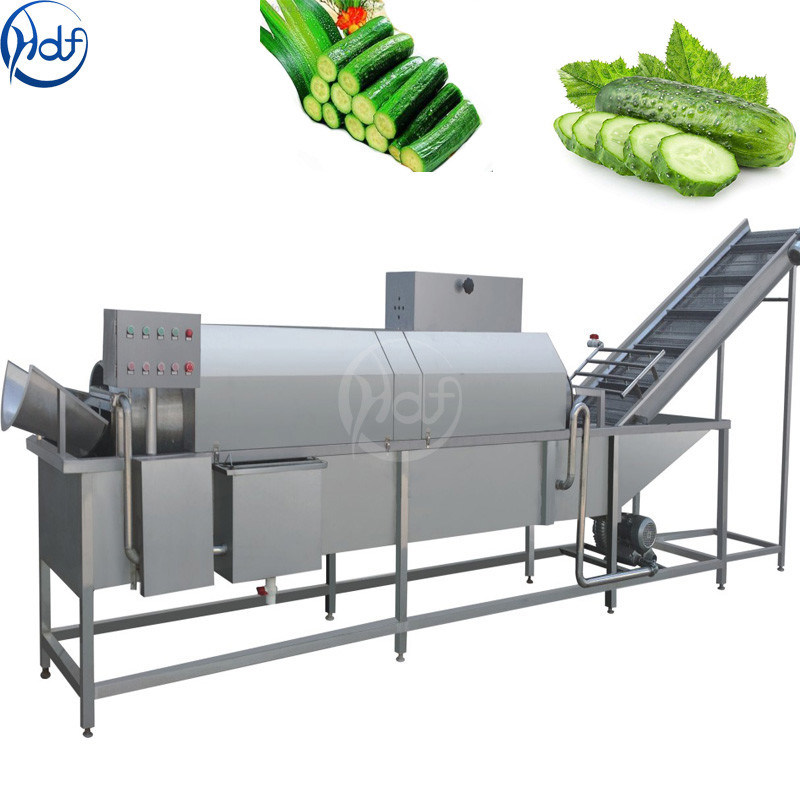 Multifunctional Drum Type Vegetable Washing Machine 300 2000 Kg / H