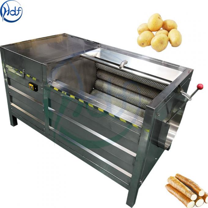 700kg/H Vegetable Washing Machine Electric Potato Abrasive Peeling