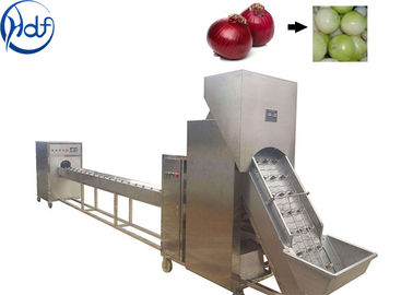 1.5kw Power Onion Peeling Machine , Onion Processing Machine With Cutter