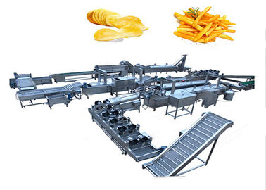 Automatic Snack Potato Chips Processing Machinery Plant Potato Chips Making Machine