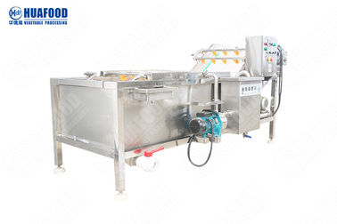 Potato / Tomato Commercial Vegetable Washer , Vegetable Cleaning Machine