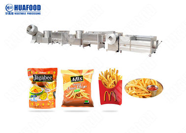 Small French Fried Production Line Sweets Potato Frozen French Fries Making Machine