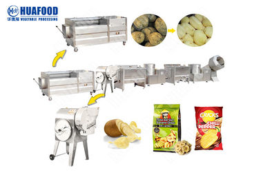 Frozen French Fries Automatic Potato Chips Making Machine Potato Chips Frying Machine