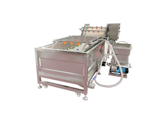 Factory Price High Pressure Water Flow Air Bubble Vegetable Tomato Carrot Cleaning Machine