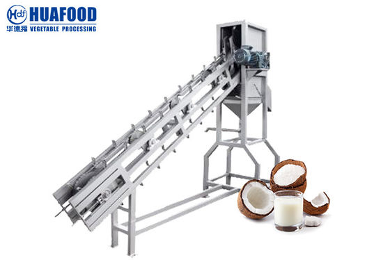 380V Fruit And Vegetable Processing Line Coconut Half Cutting Machine Get Water