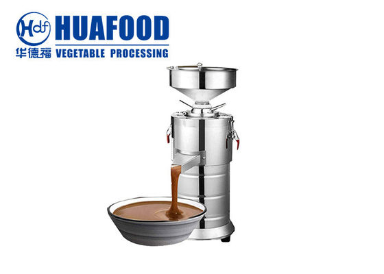 SUS Automatic Food Processing Machines 100mm Bean Sesame Peanut Butter Maker