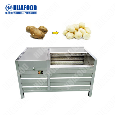 Carrots Sweet Potato Ginger Cassava Vegetable Washing Machine Peeling Machine