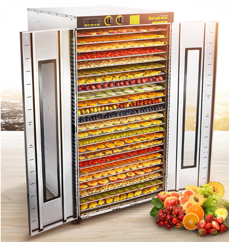 High Efficiency Commercial Food Dehydrator , Fruit And Vegetable Dryer