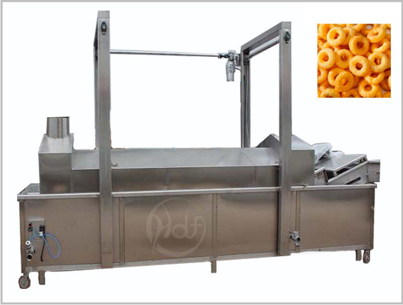 Fully Automatic Fryer Machine Namkeen Making Gas Peanut Batch Frying