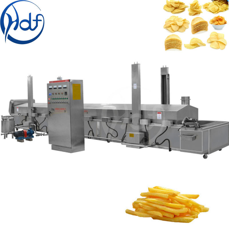 1502000KG/H Continuous Conveyor French Fries Processing Line Small