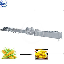 Fresh Corn Industrial Vegetable Washing Machine 500 - 2000kgh Capacity Carrot Processing Machines