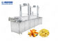 Onion Plantain Chips Snack Food Processing Machinery 48kw Power Adjustable Temperature