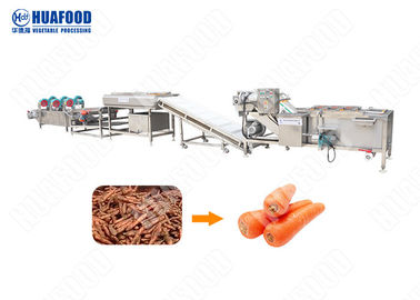 Fresh Corn Industrial Vegetable Washing Machine 500 - 2000kgh Capacity Carrot Processing Machines