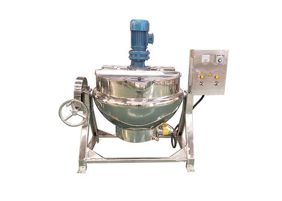 100L Snack Food Processing Machinery Semi Automatic SUS Cooking Garri Pot