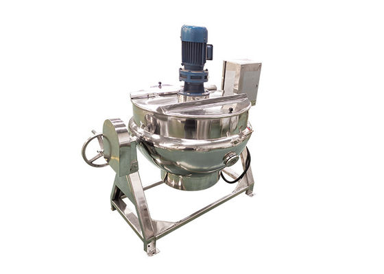 100L Snack Food Processing Machinery Semi Automatic SUS Cooking Garri Pot