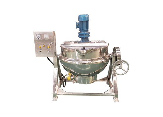 100L Snack Food Processing Machinery Semi Automatic SUS Cooking Garri Pot