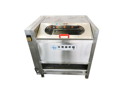 SUS304 700kg/H Brush Type Peach Cleaning Machine