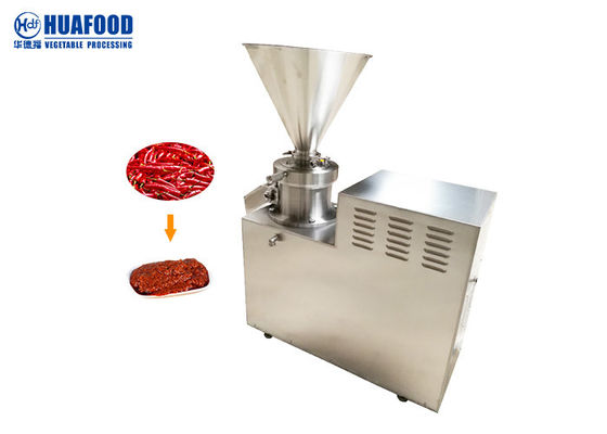 Colloid Mill Chicken Bone Butter 30kg/h Chilli Grinding Machine