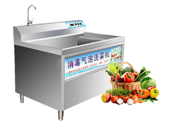 High Output Vegetable Air Bubble Washing Machine Rhizomes