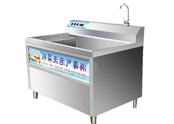 Auto Industrial Vegetable Bubble Washing Machine For Sale