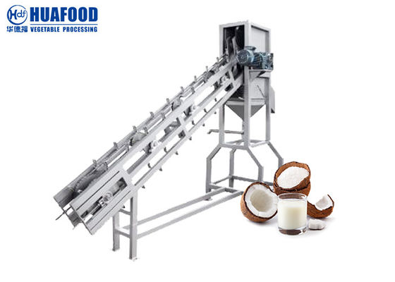 7.5kw Coconut Husk Fiber Machine Coconut Cut Half Juicer Machine