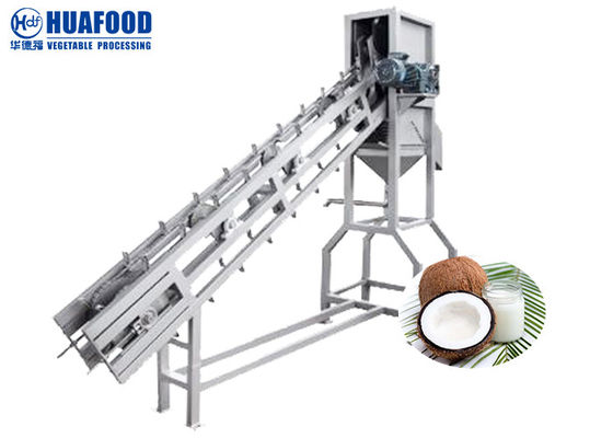 380V Fruit And Vegetable Processing Line Coconut Half Cutting Machine Get Water