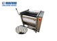 Brush Rolling 300kgs/h Potato Peeler Emery Yam cassava Peeling And Washing Machine