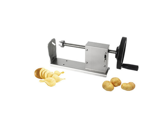 SS304 Multifunction Vegetable Cutting Machine Spiral Potato Chips Machine