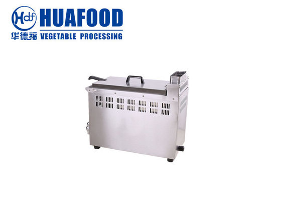 Single Tank Automatic Fryer Machine Table Top Gas Deep Fryer Kitchen Equipment