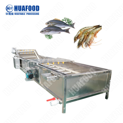 Automatic Ultrasonic Fruit Vegetable Washing Machine And Blanching Machine