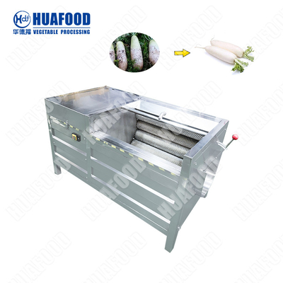 Carrots Sweet Potato Ginger Cassava Vegetable Washing Machine Peeling Machine