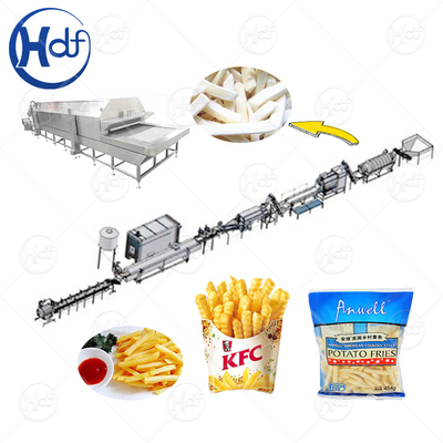 Large Scale French Fries Processing Line Maquina Para Hacer Papas Fritas