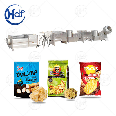 30-200kg/h Potato Fry Machine Potato Crisp Making Machine